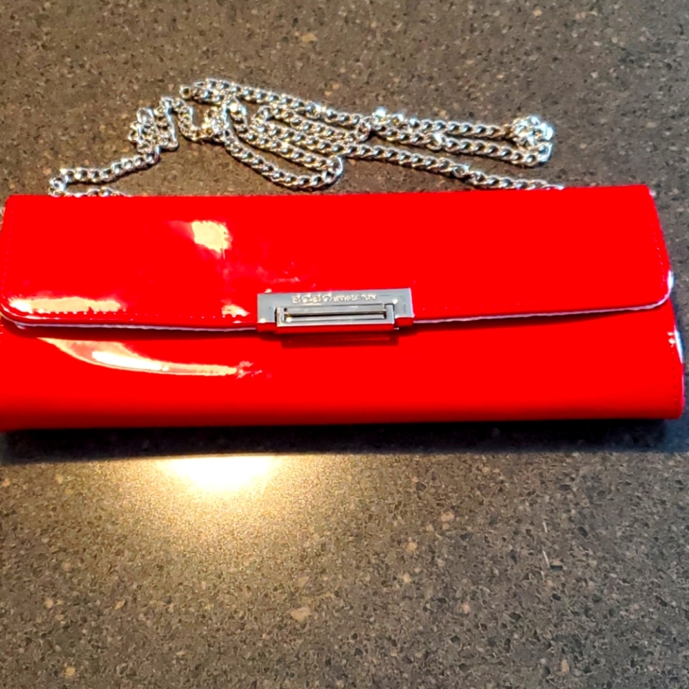 Red BCBG Clutch